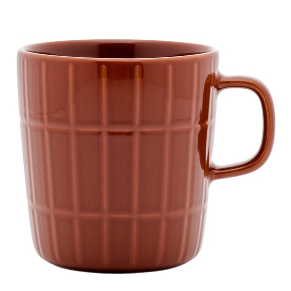 Marimekko Oiva Tiiliskivi krus 40 cl kastanje