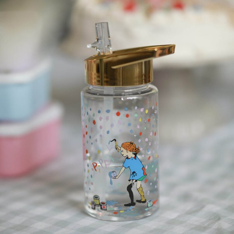 Rätt Start Pippi vannflaske 0,5L Bursdag gull