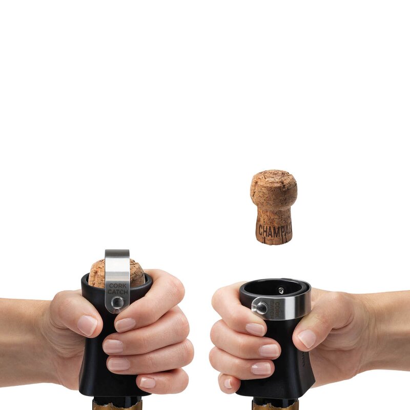 Dreamfarm Korkåpner 4,5x6,5 cm svart