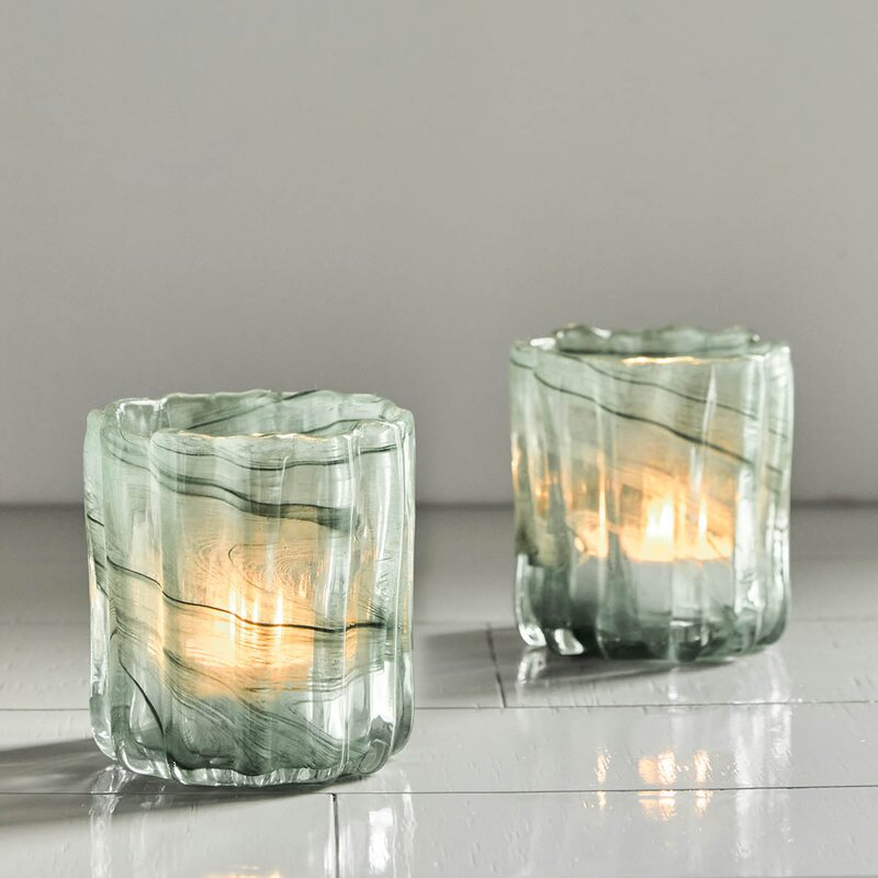 House Doctor Curl telysestake 10x11,5 cm 2 stk grønn