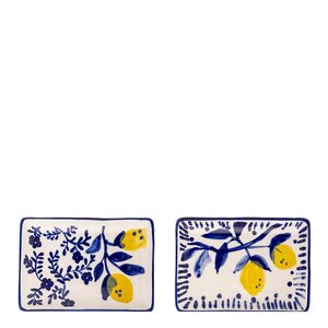 Creative Collection Maxima tallerken 15x11 cm 2 stk blå