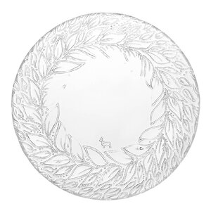 Magnor Goat tallerken i glass 24 cm klar