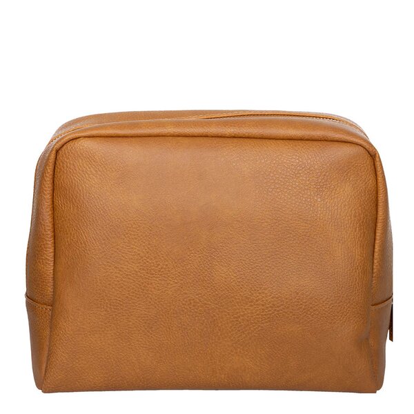 Pictureit Toalettmappe 24x20x10 cm cognac brun