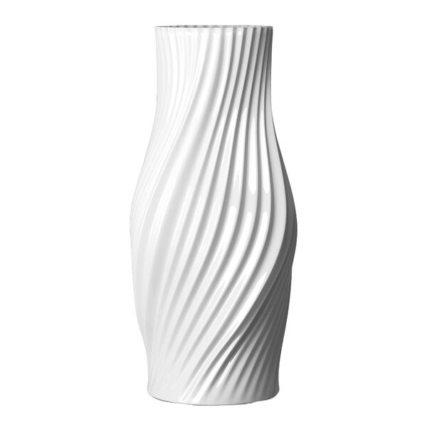 Lyngby Porcelæn Twist vase 31 cm hvit