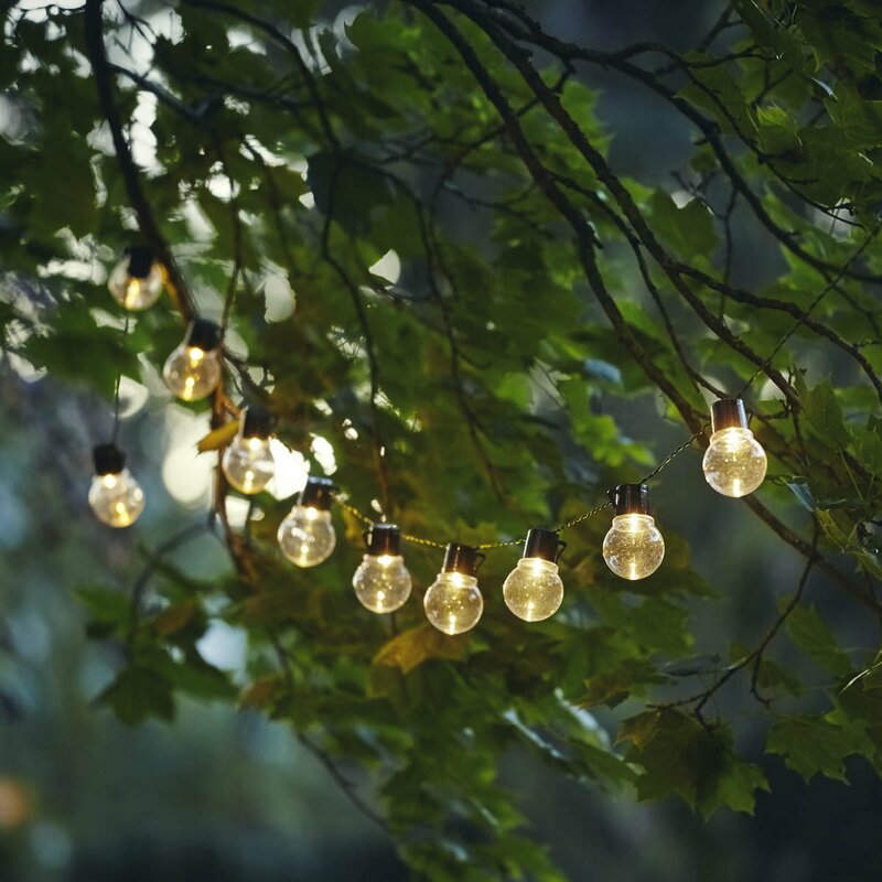 Star Trading Partaj Solar Solcellelyslenke 481-06 180 cm svart