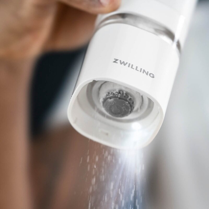 Zwilling Enfinigy elektisk salt-og pepperkvern 21,3 cm hvit