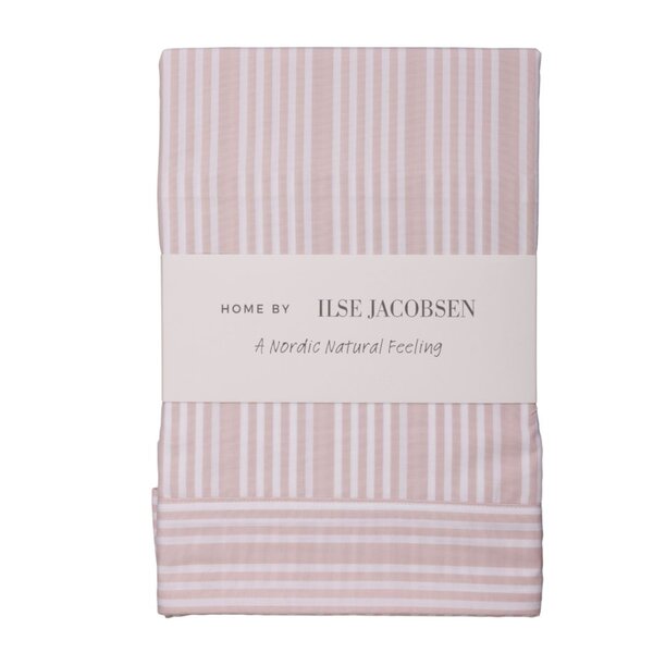 Home by Ilse Jacobsen Bedding Collection putetrekk 50x60 cm 2 stk powder rose stripes