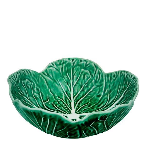 Bordallo Pinheiro Cabbage skål kålblad 17,5 cm grønn