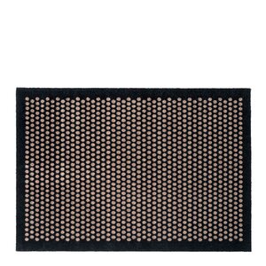 Tica Copenhagen Dot gulvmatte 130x90 cm svart/sand