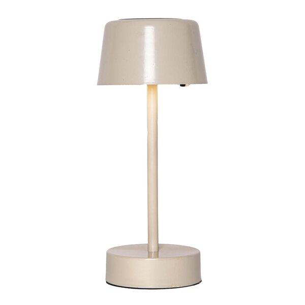 Star Trading Solei solcellebordlampe 483-36 26,5 cm beige