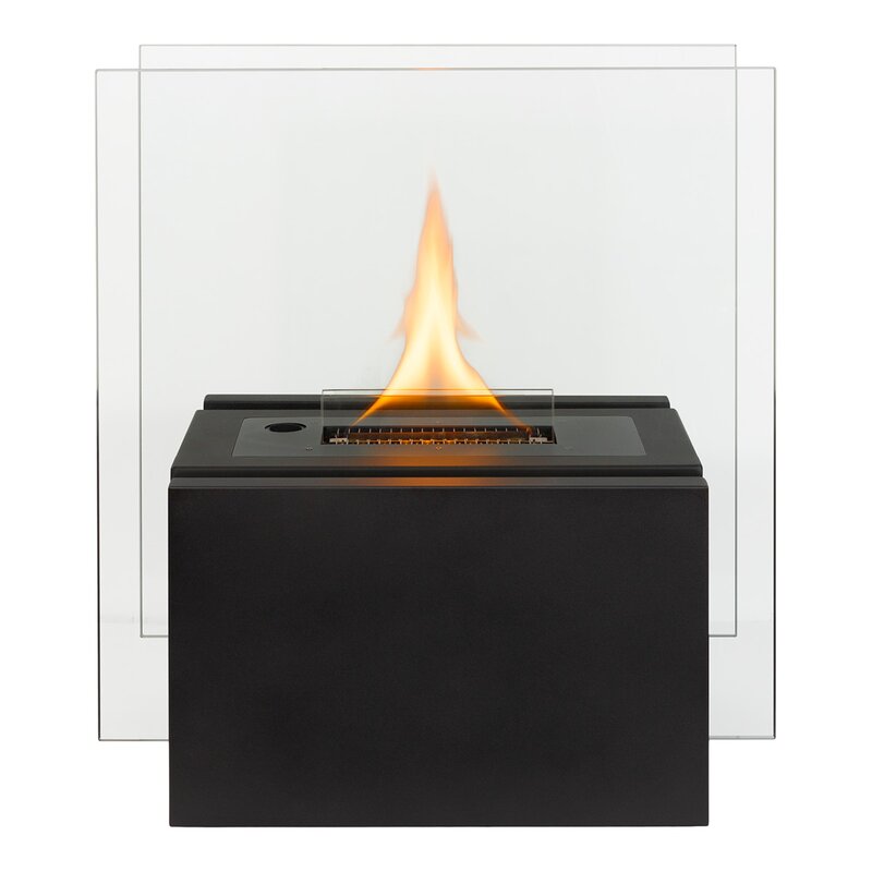 Tenderflame Freestanding frittstående peis 180 1,05L svart