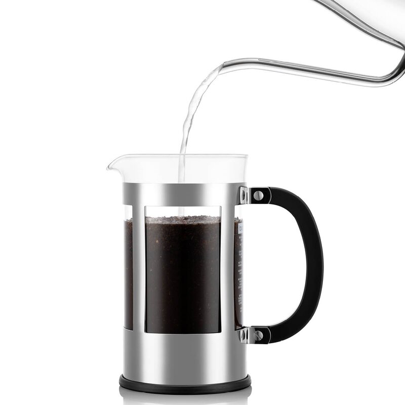 Bodum Kenya presskanne 1L 8 kopper forkrommet