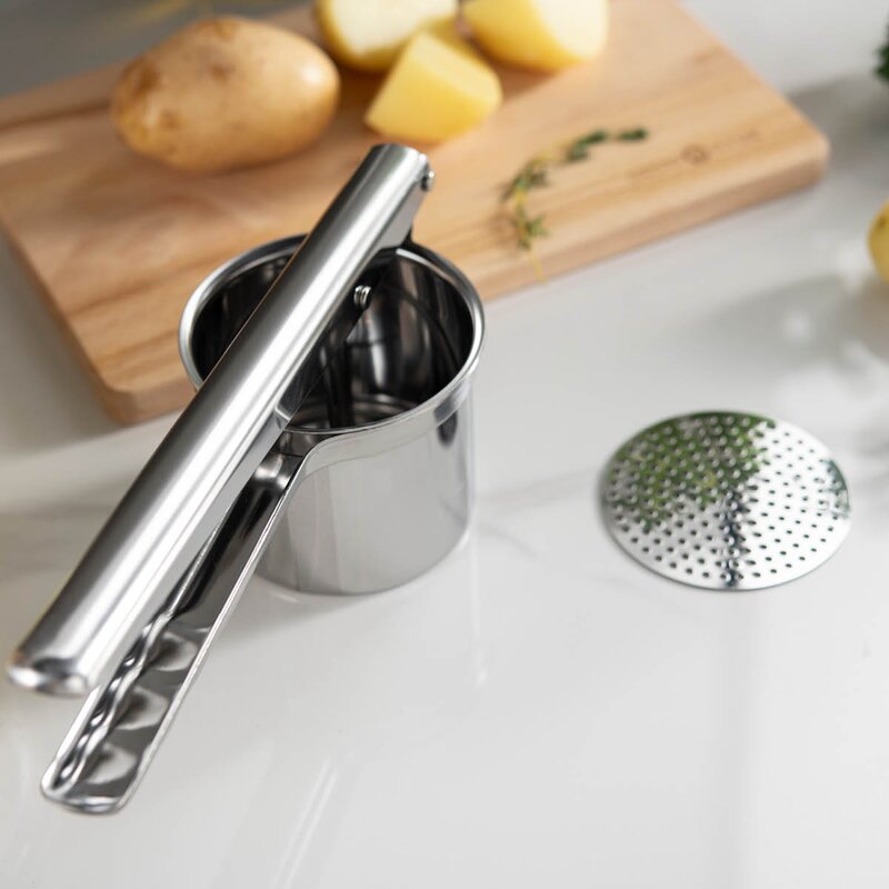 Anders Petter Steel Essentials potetpresse 24,5 cm stål