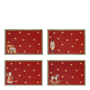 Villeroy & Boch Toy-s Delight bordbrikke 4 stk 48x32 cm multi