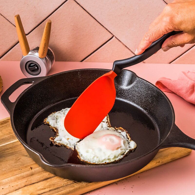 Dreamfarm Stekespade fleksibel liten 24,6 cm rød