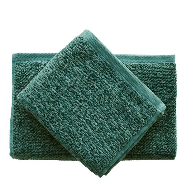 The Organic Company MILD gavesett med håndkle og badelaken dark green