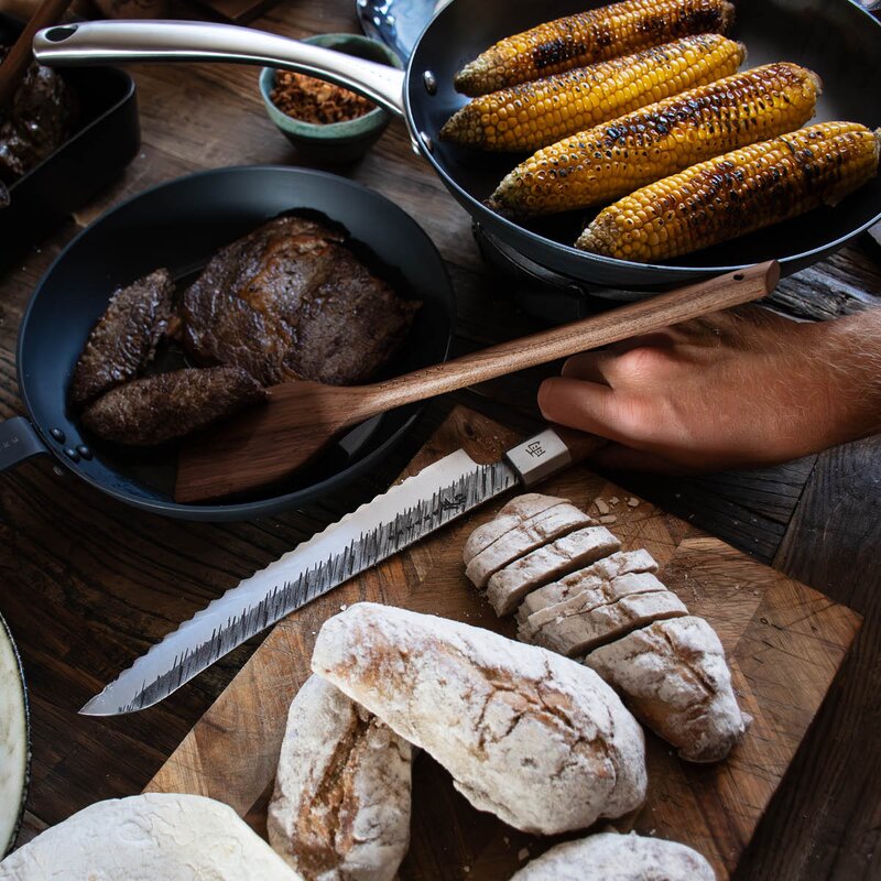 Satake Ame brødkniv 23 cm masur