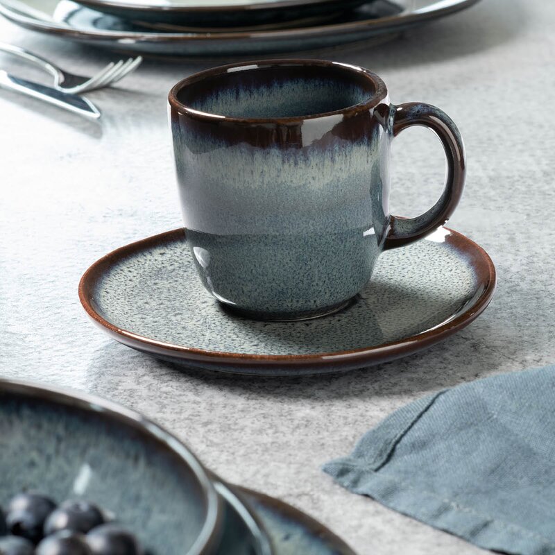 Villeroy & Boch Lave Gris skål t/kopp 15 cm