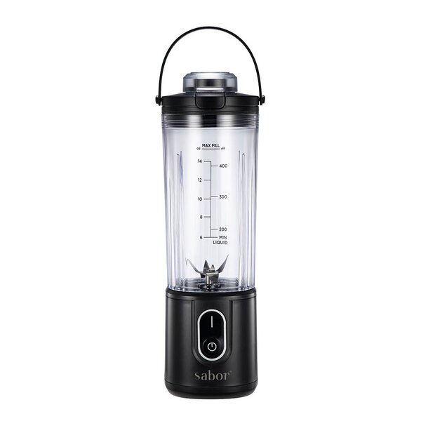 Sabor Select trådløs blender 0,4L svart/klar