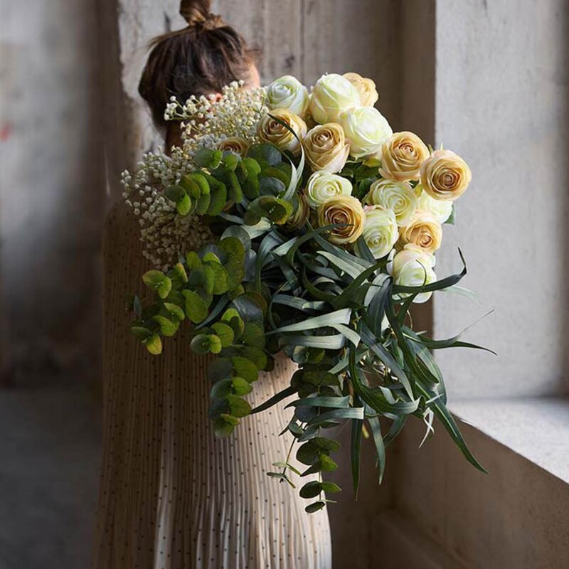 Mr Plant Brudeslør 75 cm hvit