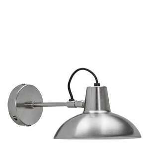 House Doctor Desk vegglampe 30x12 cm børstet sølvfinish