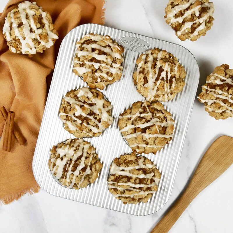 USA Pan Muffinsform 6 muffins aluminisert stål