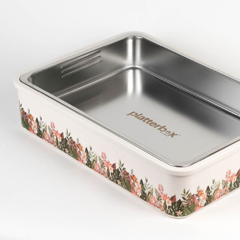 Platterbox Matboks isolert med kjøling 5,5L Floral