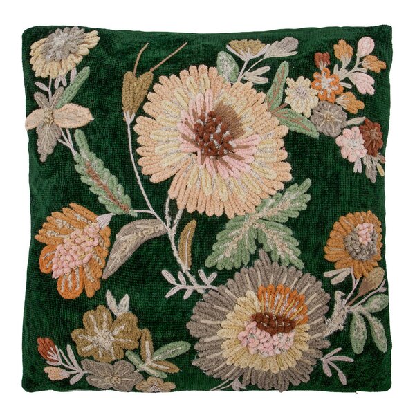 House Doctor Bota putetrekk 50x50 cm grønn/rose