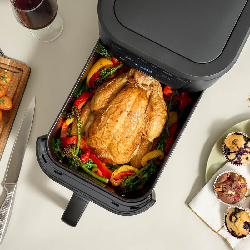 Cuisinart Compact Max airfryer AFS8OBLE 7,6L 2000W svart