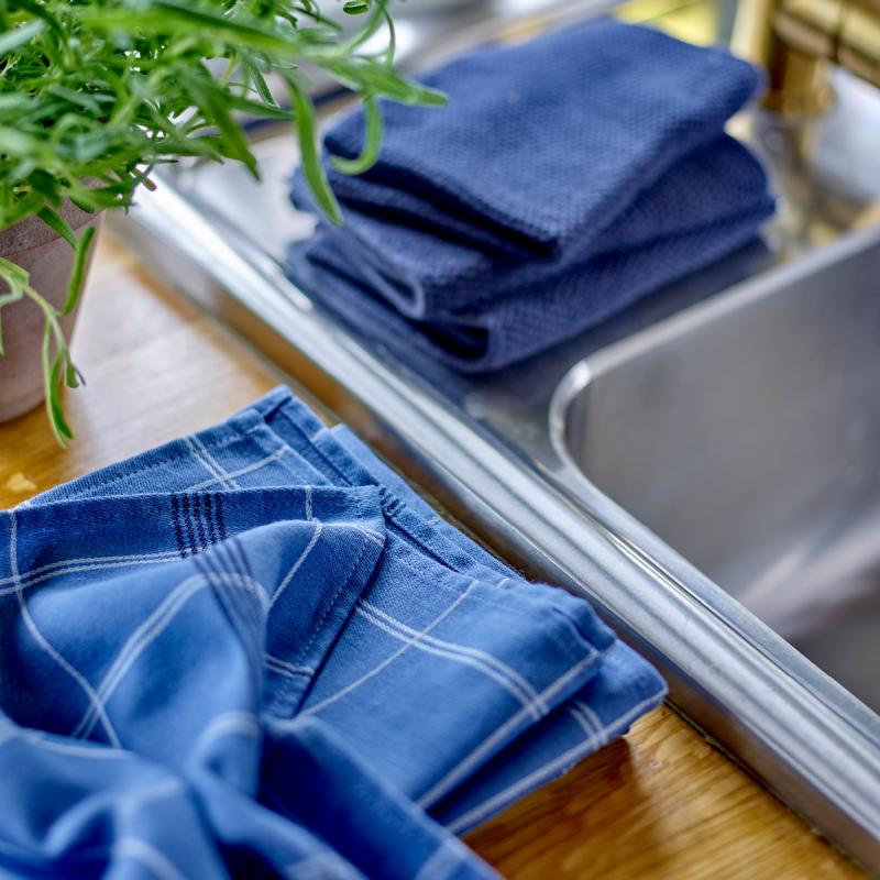 Södahl Minimal kjøkkenhåndkle 50x70 cm blue