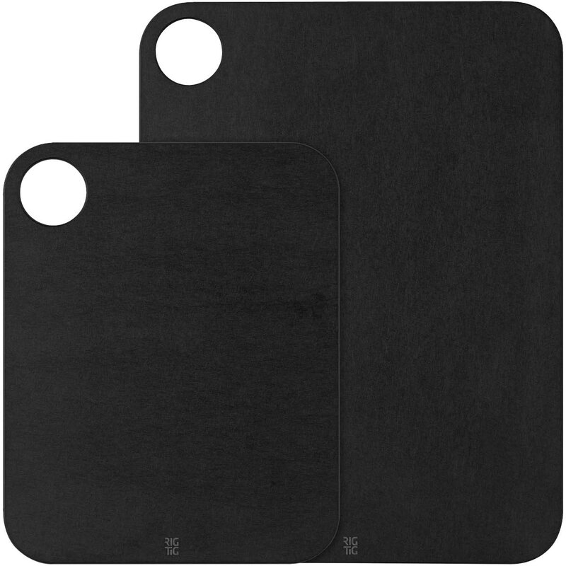 RIG-TIG Cut-It skjærebrett 23,5 cm fibertre svart