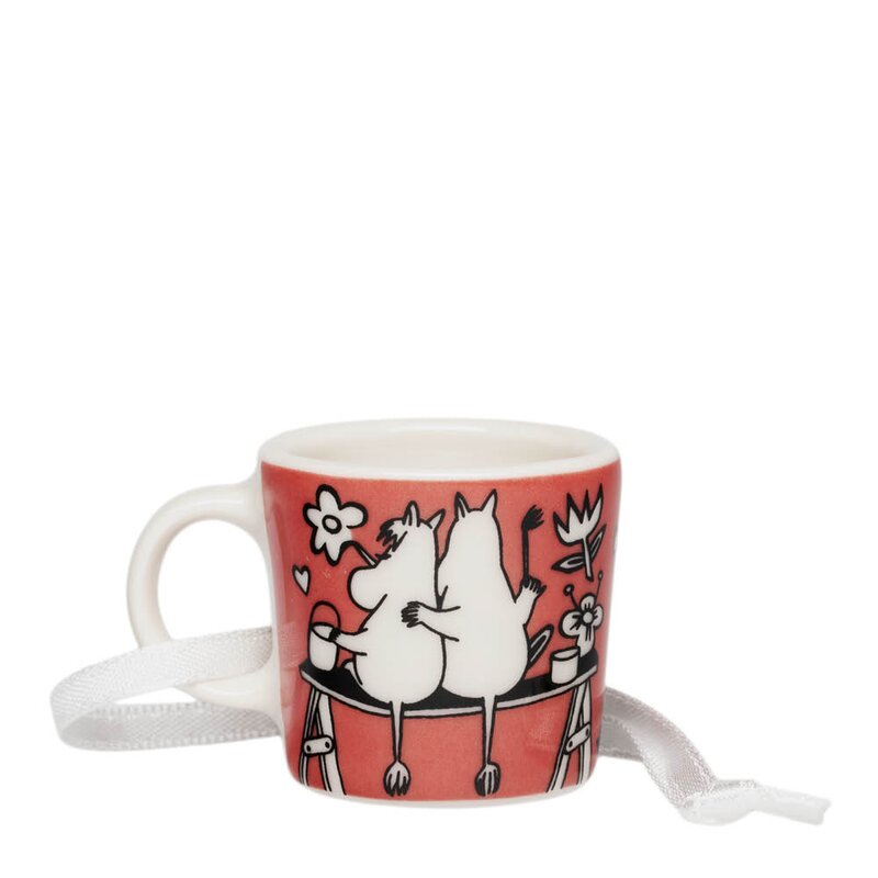 MoominArabia Mummikopp mini 3 cm Kjærlighet rød