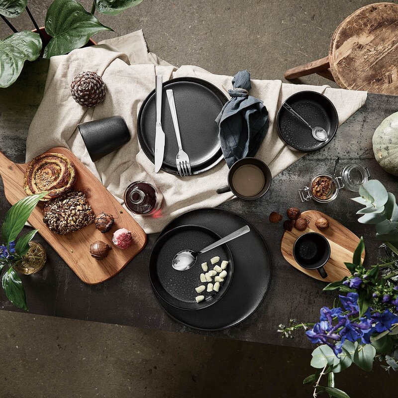 Aida RAW bestikksett 65 deler speilpolert stål