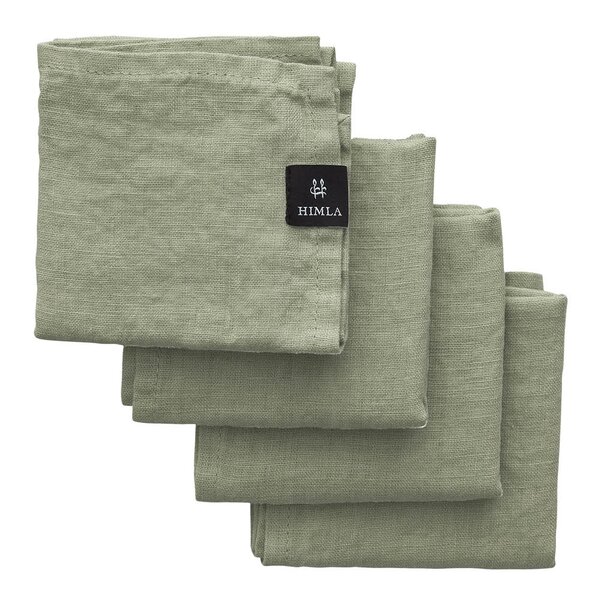 Himla Sunshine serviett 45x45 4 stk sage