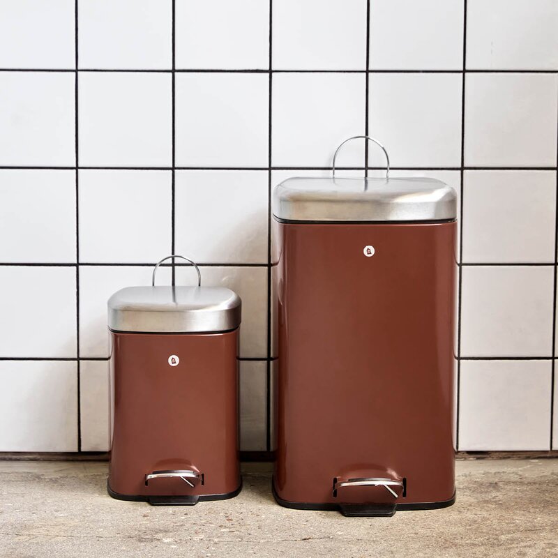 House Doctor Sort papirkurv 20,5x29,5 cm brun