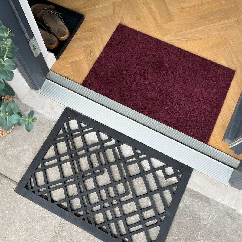 Tica Copenhagen Unicolor gulvmatte 40x60 cm bordeaux