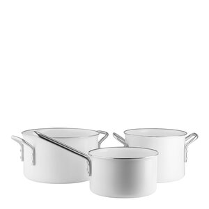 Eva Trio White Line grytesett 3 deler