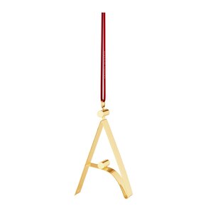 Georg Jensen Ornament pyntebokstav Å gull