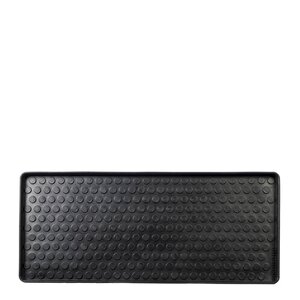 Tica Copenhagen Dot sko- og støvelbrett 88x38x3 cm svart