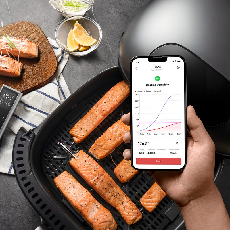 Thyphur Sync One trådløst steketermometer Wifi & Bluetooth