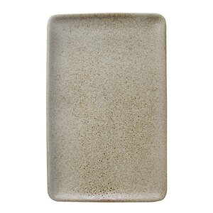 Aida RAW tallerken 23,5x15 cm sandy beige