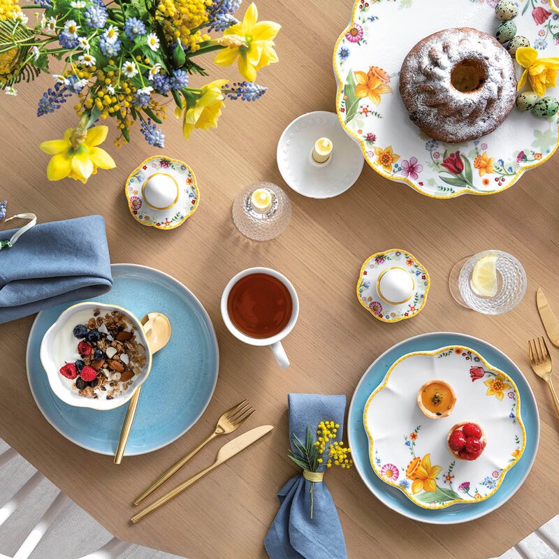 Villeroy & Boch Spring Awakening frokostsett 6 deler flerfarget