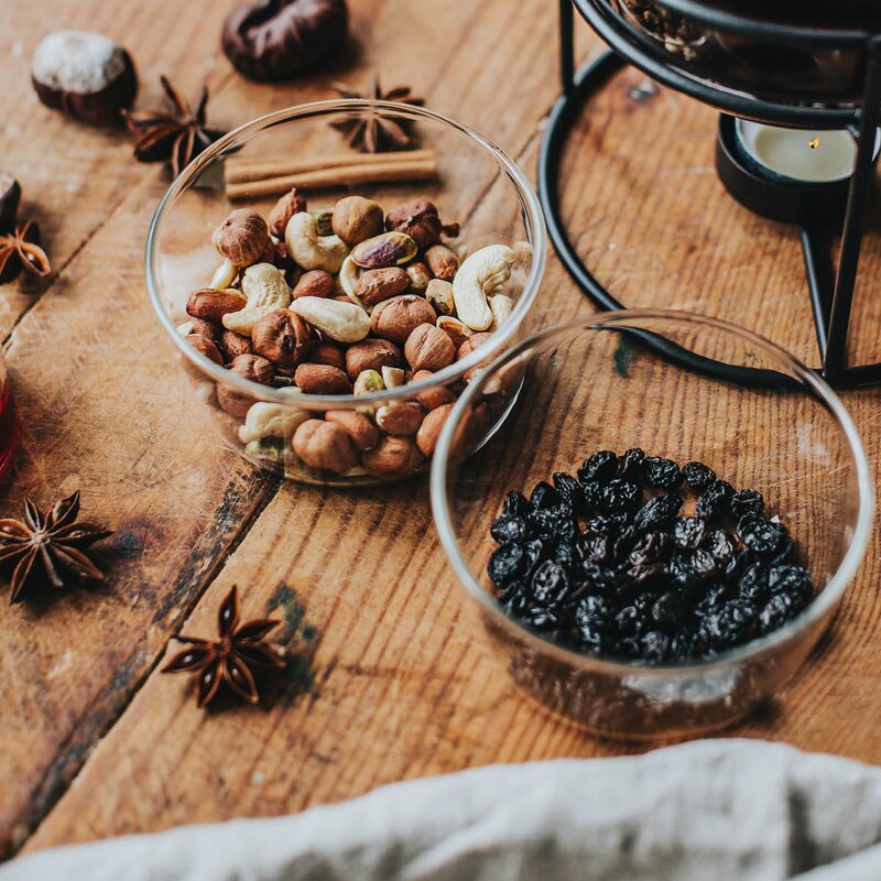 Dorre Seria serveringsskål 10x10 cm 2 stk glass