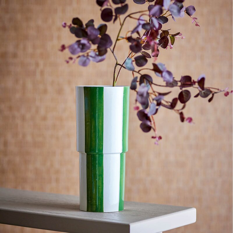 Bloomingville Floki vase 31 cm grønn