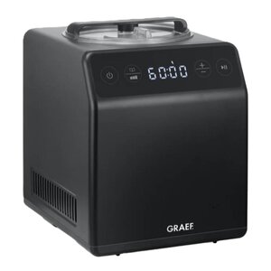 Graef Iskremmaskin med kompressor 2L IM706E iron mica