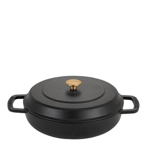 Combekk Braiser støpejernsgryte 28 cm 5L svart