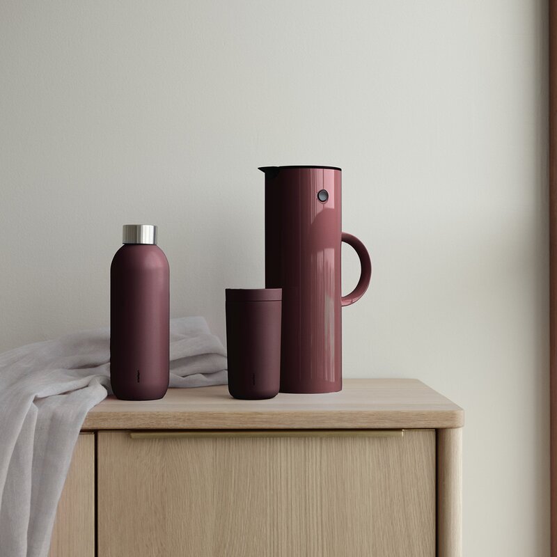 Stelton EM77 termokanne 1L berry