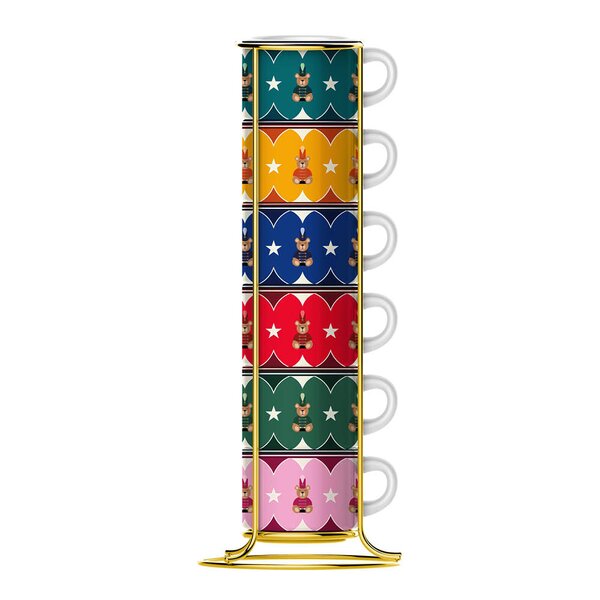 Bialetti Joyful espressokopp 6 stk 6,5 cl multi
