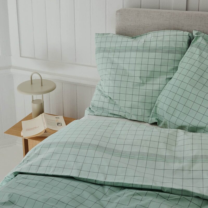 Stelton Soft Home Vibeke Klint sengetøy 140x200 cm/50x70 cm grønn