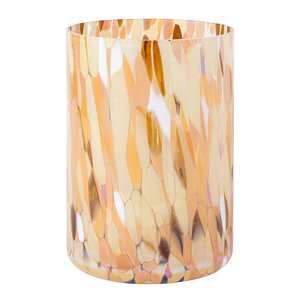 Magnor Swirl lykt/vase 19 cm brun